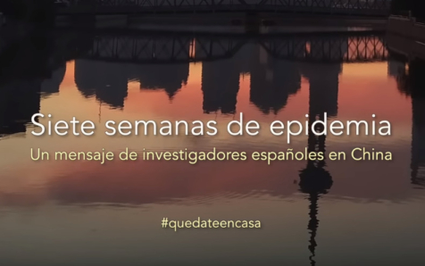 Investigadores malagueños mandan un mensaje de ánimo desde China