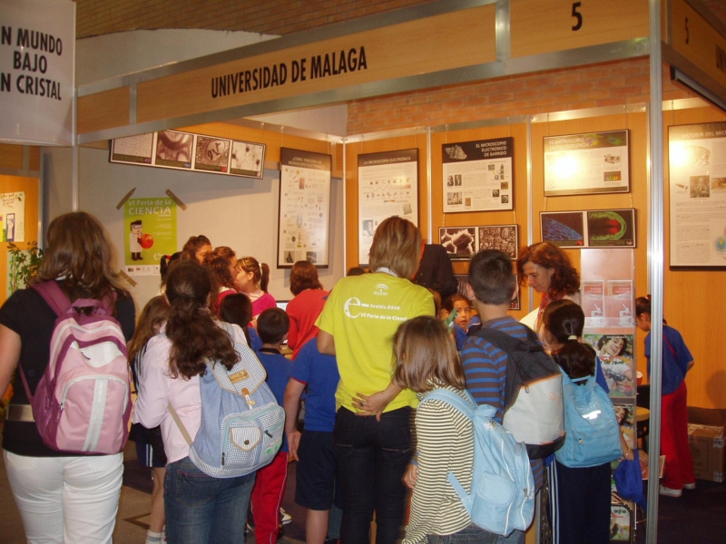 Stand de divulgación científica