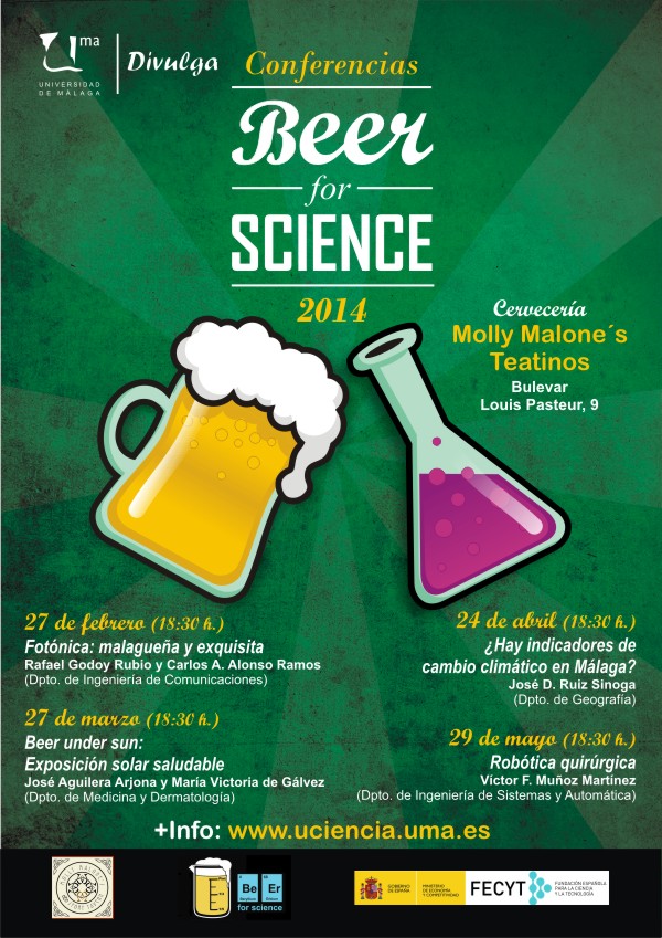 Todo a punto para la primera edición de 'Beer for Science' en Málaga
