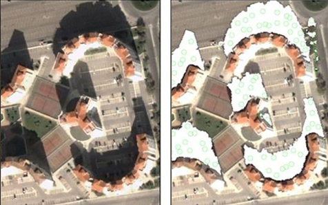Diseñan un procedimiento para detectar sombras en las imágenes de satélite