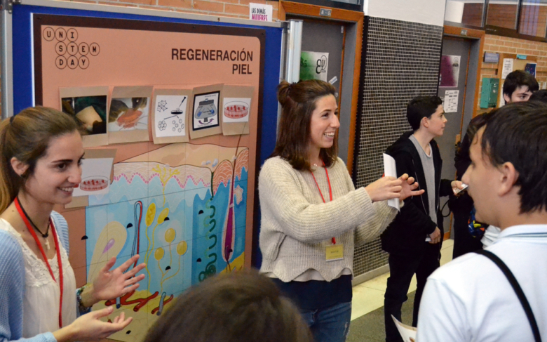 La UMA celebra el UniStem Day con microconferencias y juegos para acercar la terapia celular a los estudiantes