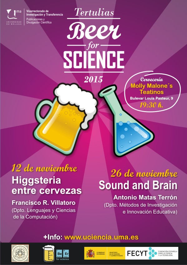 Comienza una nueva edición en 2015 de las tertulias 'Beer for Science'