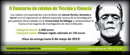 II Concurso de relatos de ‘Ficción y Ciencia’ de la Universidad de Málaga