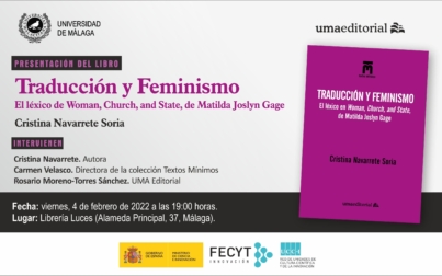 'Traducción y feminismo: el léxico en 'Woman, church and State’ de Matilda Joslyn Gage''