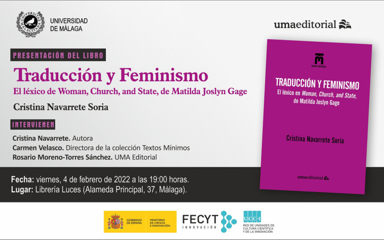 'Traducción y feminismo. El léxico en Woman, Church, and State, de Matilda Joslyn Gage'