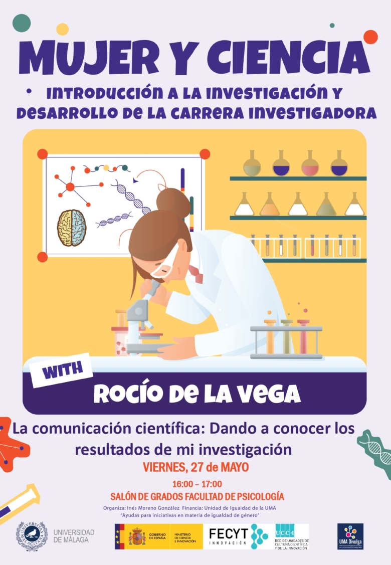 Ciclo 'Mujer y ciencia' con Rocío de la Vega
