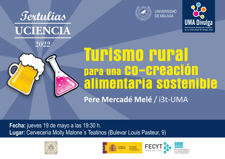 Tertulia Uciencia: 'Turismo rural para una co-creación alimentaria sostenible'