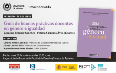 'Guía de buenas prácticas docentes en género e igualdad'