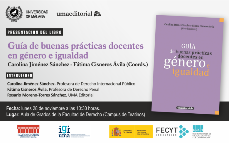 'Guía de buenas prácticas docentes en género e igualdad'