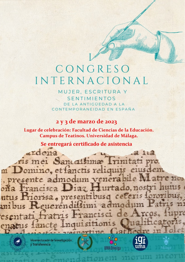 I Congreso Internacional 'Mujer, escritura y sentimientos de la Antigüedad a la Contemporaneidad en España'