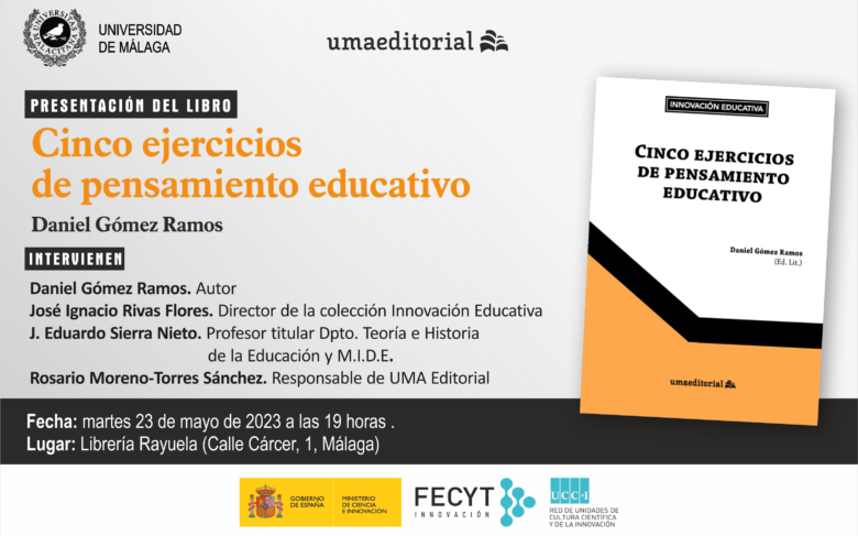 'Cinco ejercicios de pensamiento educativo'