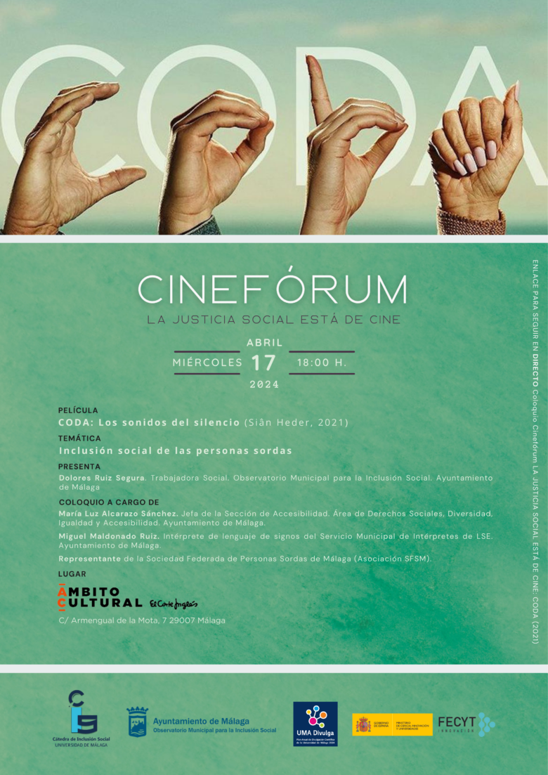 Cineforum: la justicia social está de cine l CODA: los sonidos del silencio