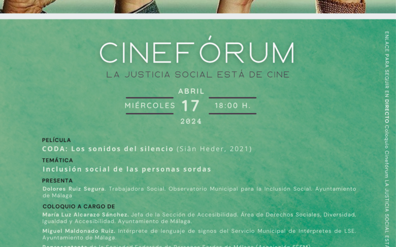 Cineforum: la justicia social está de cine l CODA: los sonidos del silencio