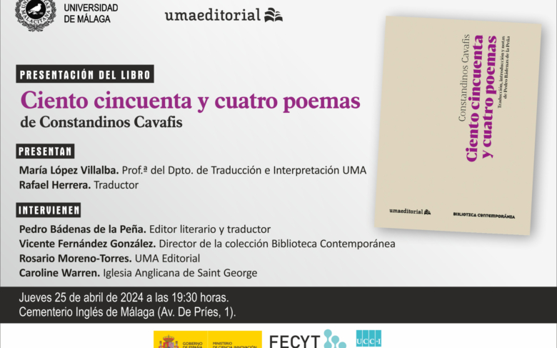 'Ciento cincuenta y cuatro poemas de Cavafis'