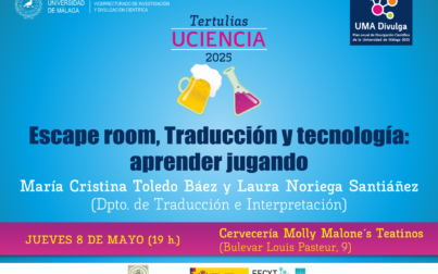 Tertulia Uciencia l Escape room, Traducción y tecnología: aprender jugando