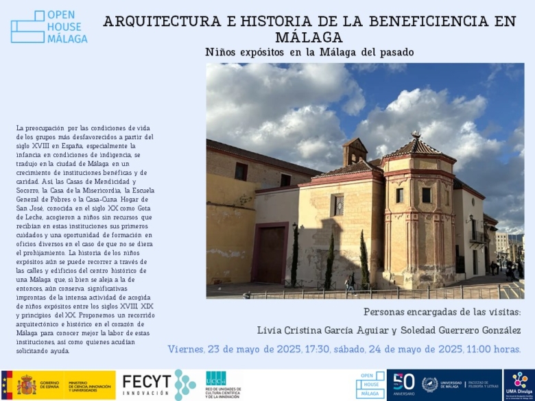 Open House l Arquitectura e historia de la beneficiencia en Málaga (24 mayo)