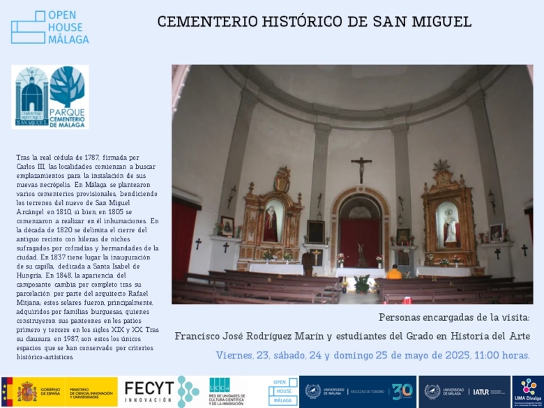 Open House l Cementerio histórico de San Miguel (25 mayo)
