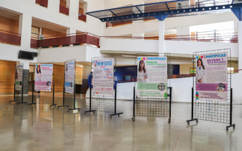 La exposición ‘Pintíficas’ visibiliza a más de una decena de investigadoras de la UMA