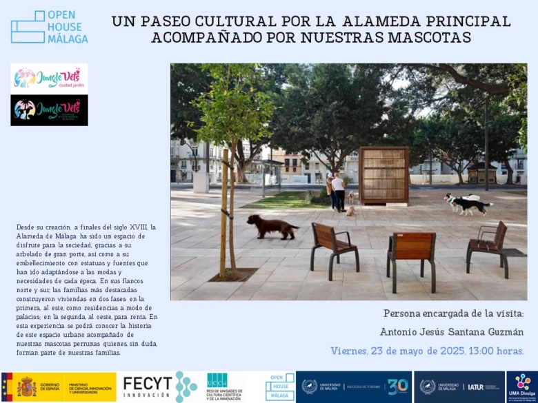 Open House l Un paseo cultural por la Alameda Principal acompañado por nuestras mascotas