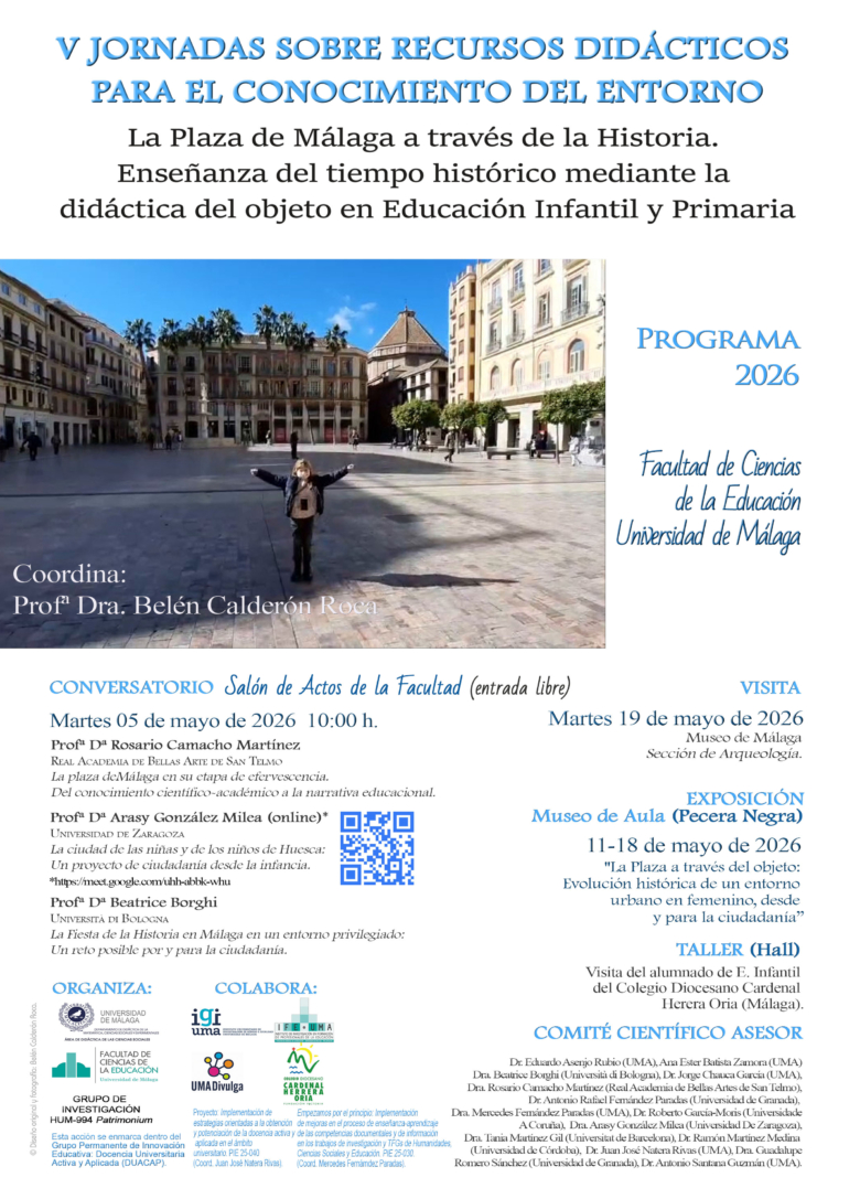V Jornadas sobre recursos didácticos para el conocimiento del entorno (conversatorio)